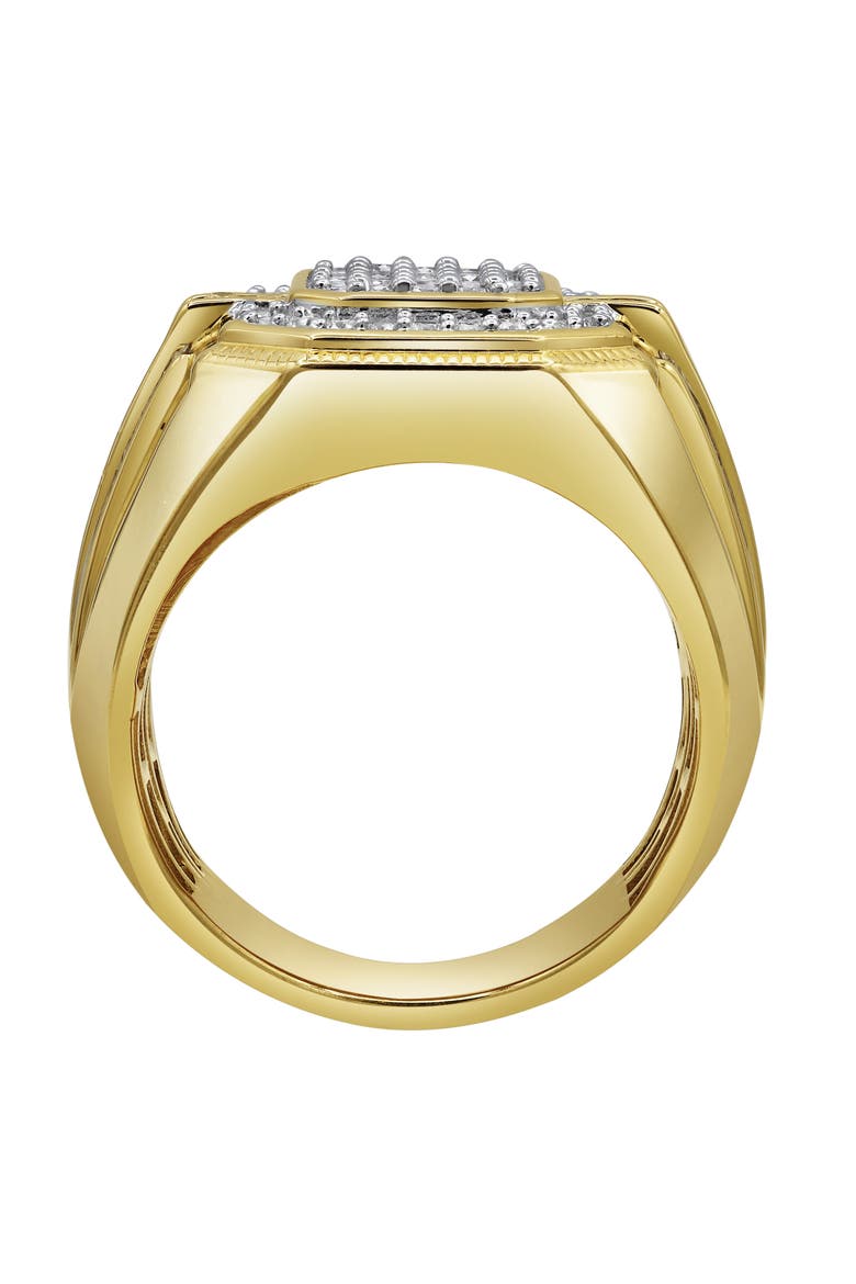 MVP 14K Yellow Gold Diamond Men Statement Ring - 1.67ct., Alternate, color, 14K Yellow Gold