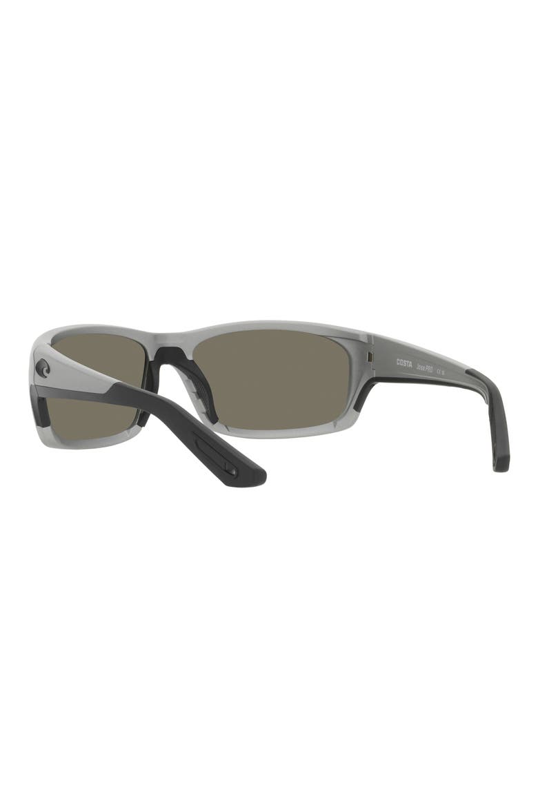 Jose Pro 62mm Polarized Rectangular Sunglasses, Alternate, color, BLUE