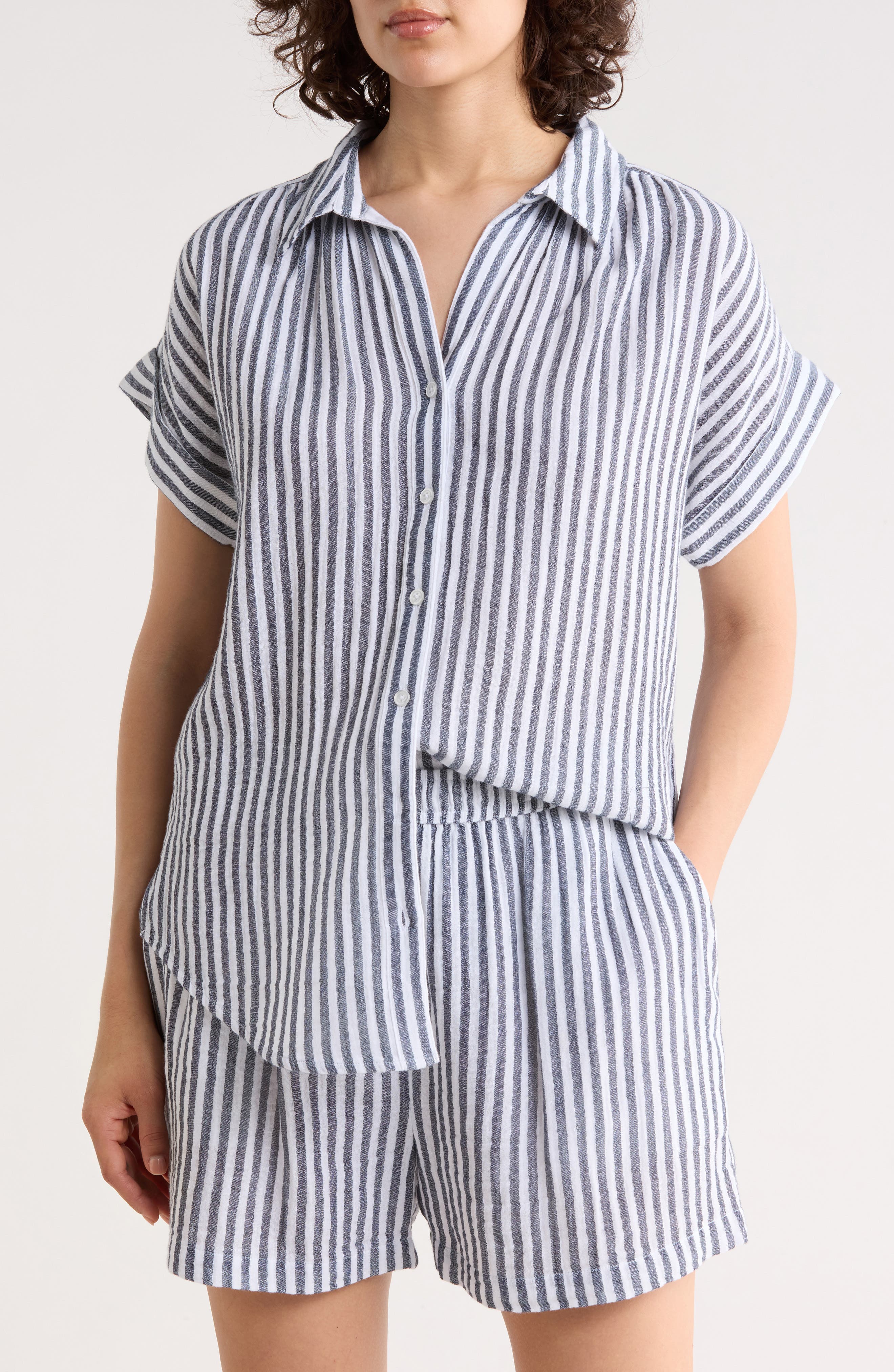 NAVY STILL BRIANNE STRIPE
