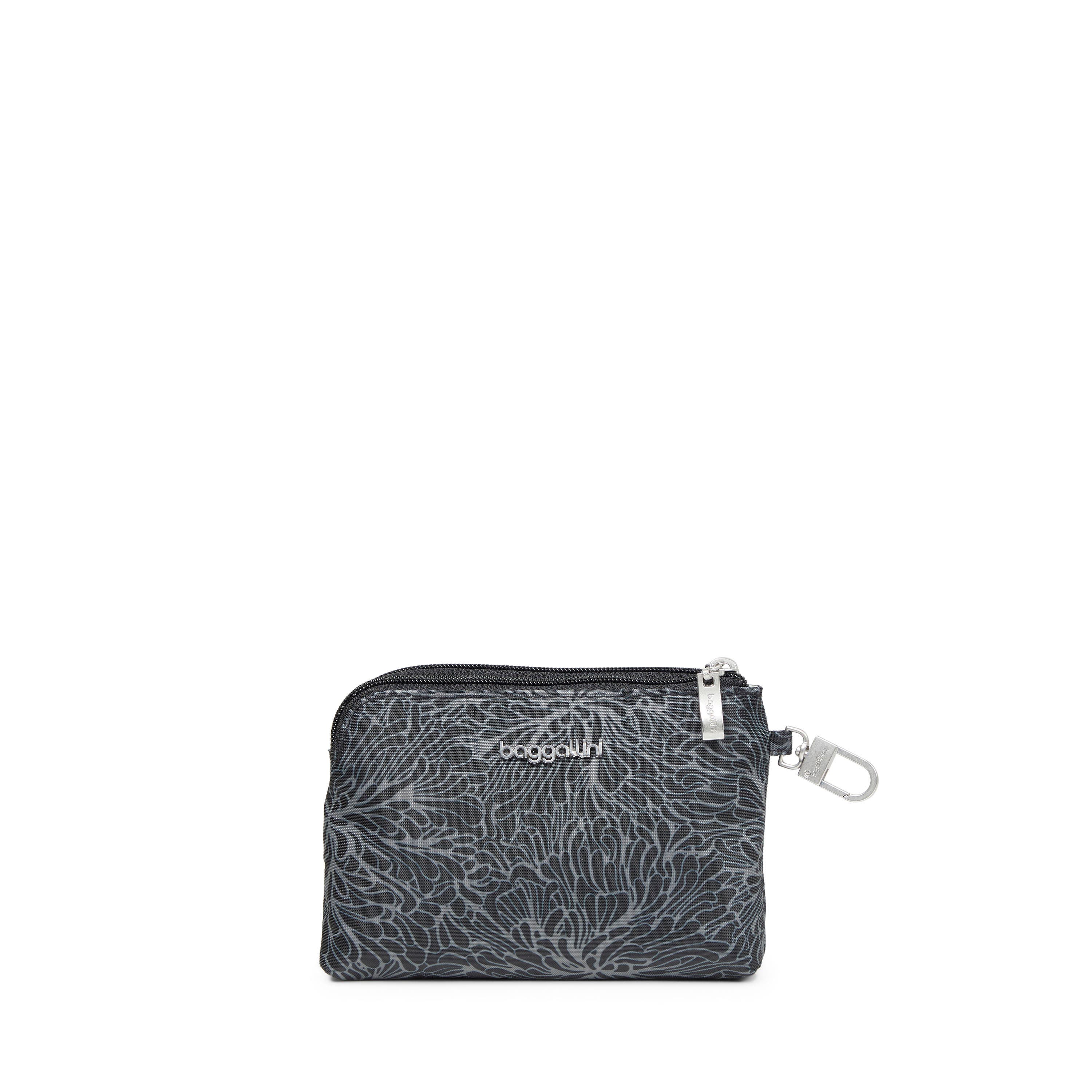 On the Go Daily RFID Zip Pouch, Main, color, Midnight Blossom