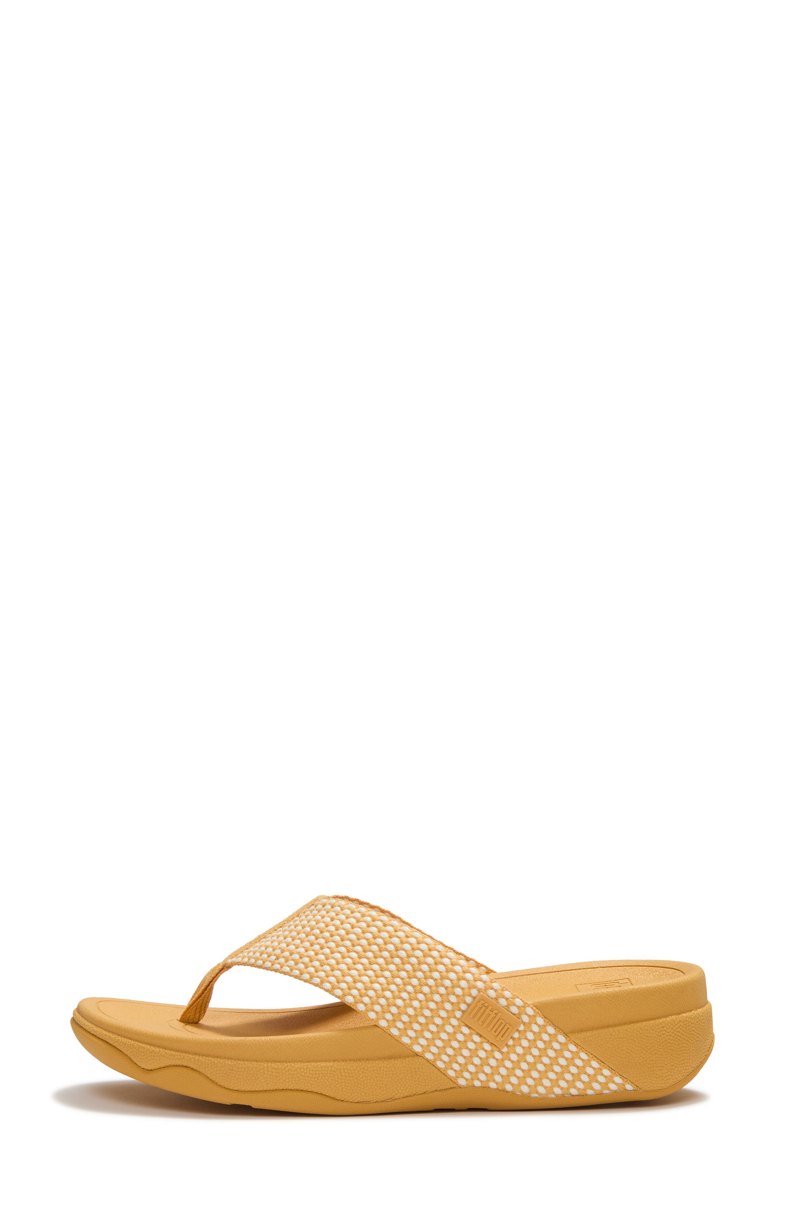 Flowmotion Wedge Flip Flop, Alternate, color, TURMERIC