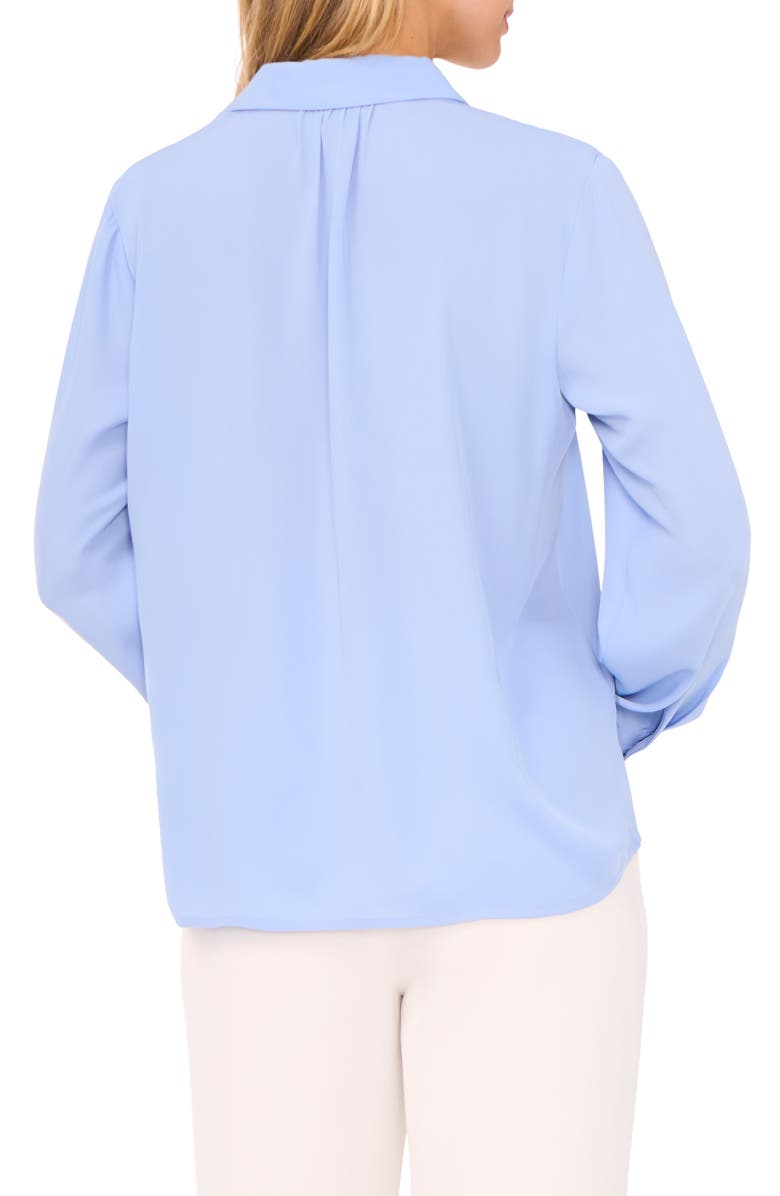 Halogen<sup>®</sup> Clean Front Button-Up Shirt, Alternate, color, Forever Blue
