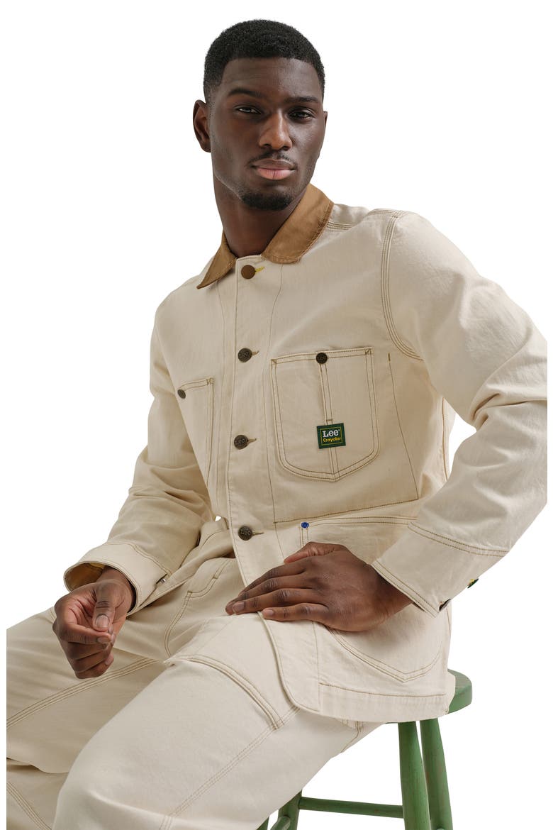 x Crayola Jacket, Alternate, color, ECRU