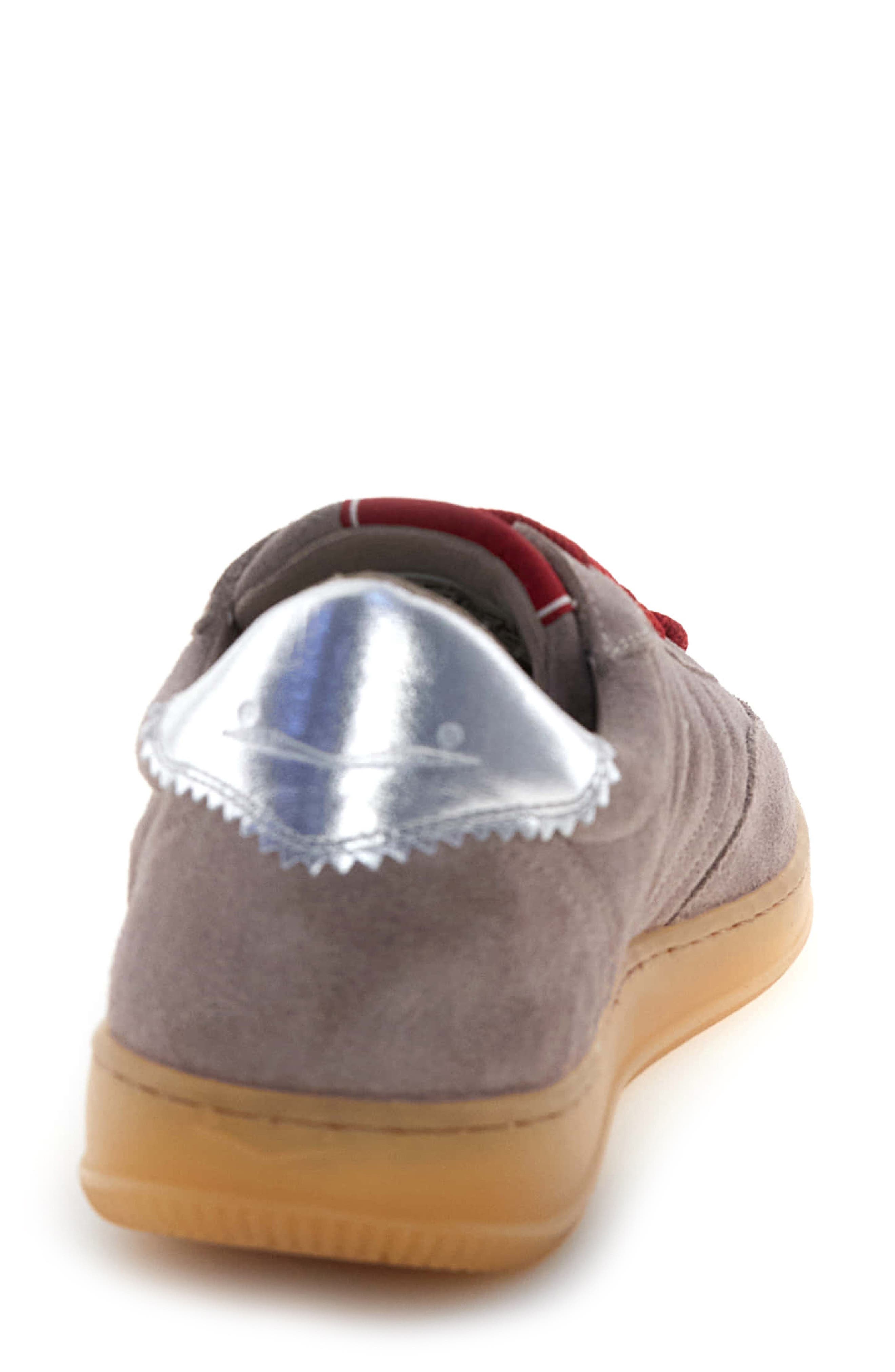 Olivia Court Sneaker, Alternate, color, GREY/ PINK