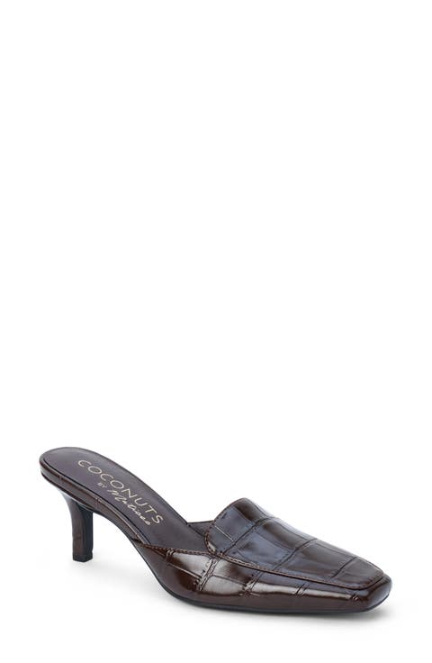 Davey Kitten Heel Mule