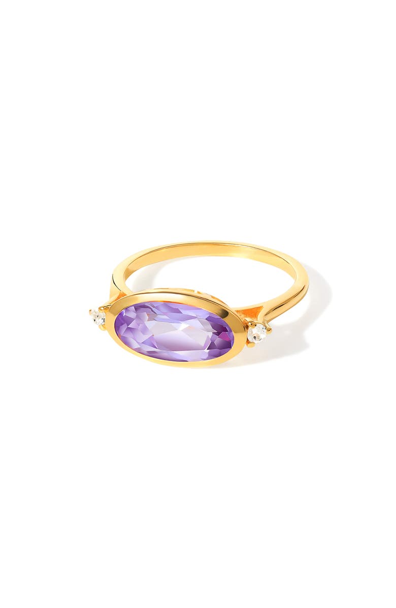 YS GEMS Amethyst Oval Ring, Alternate, color, Amethyst