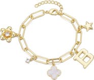 Adornia Initial Charm Bracelet