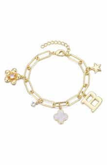 Adornia Initial Charm Bracelet