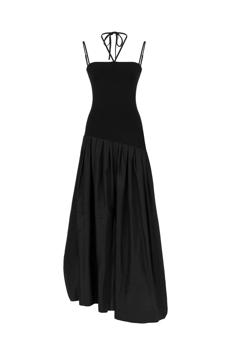 Nocturne Trimmed Asymmetrical Dress, Alternate, color, 