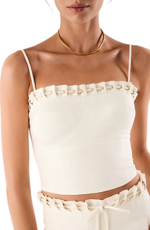 Alberta Linen Blend Top