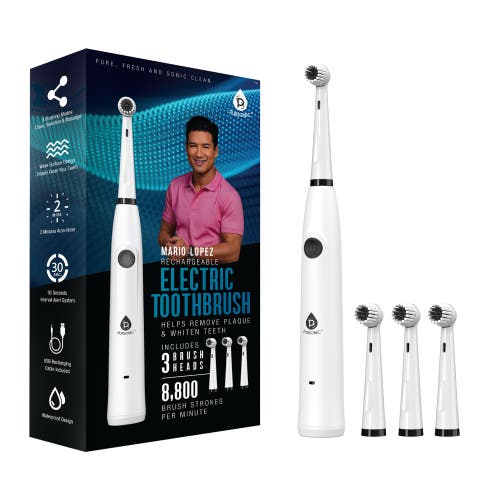 Pursonic Mario Lopez Usb Rechargeable Electric Toothbrush In Multi