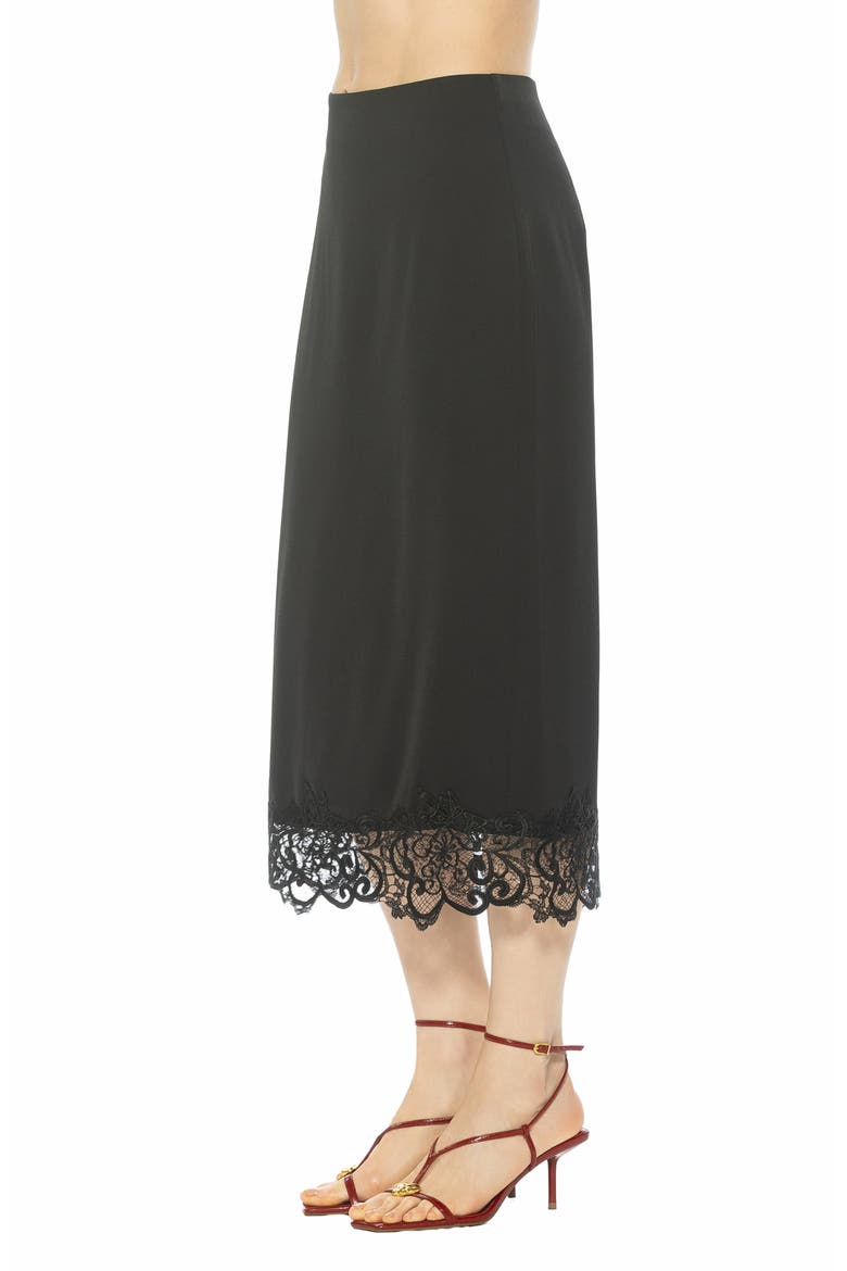 Ashen Midi Skirt, Alternate, color, BLACK