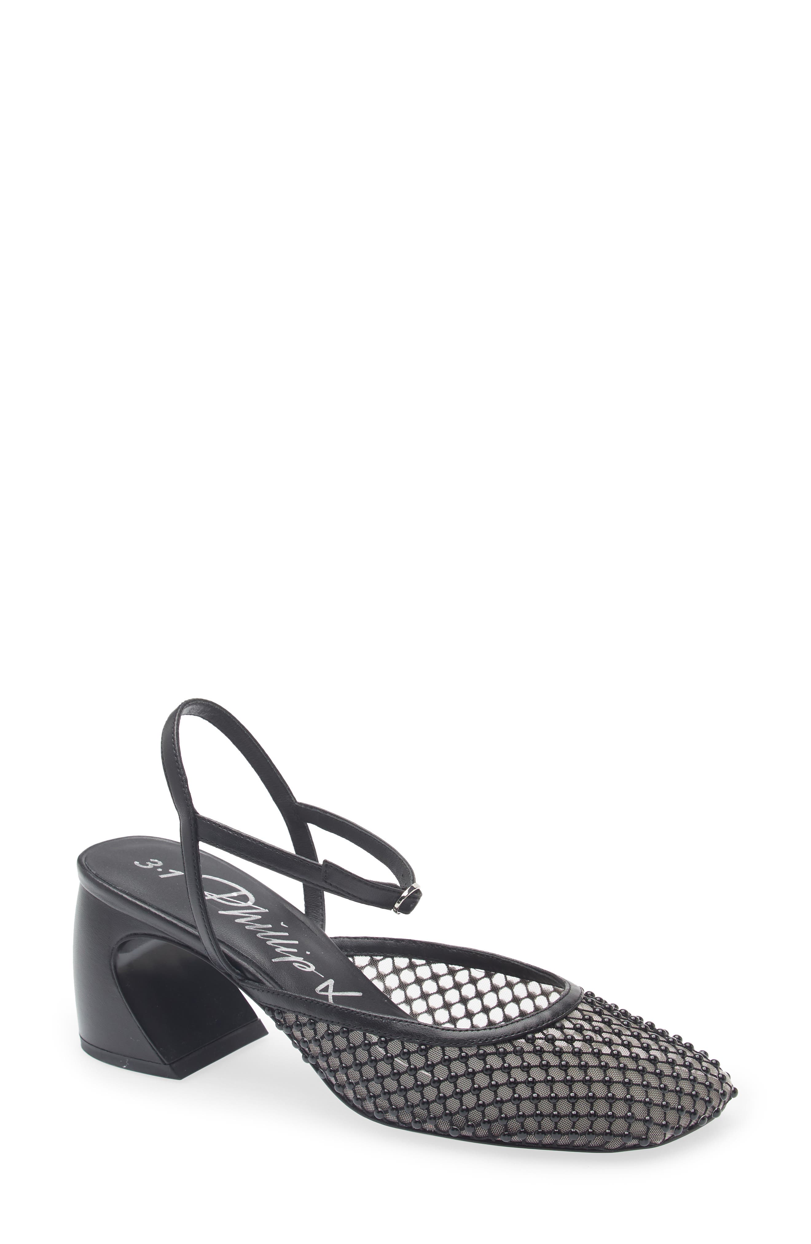 3.1 Phillip Lim Embellished Ankle Strap Pump