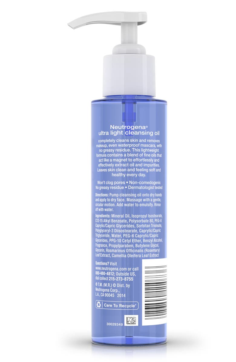 NEUTROGENA Ultra Light Facial Cleansing Oil, Alternate, color,