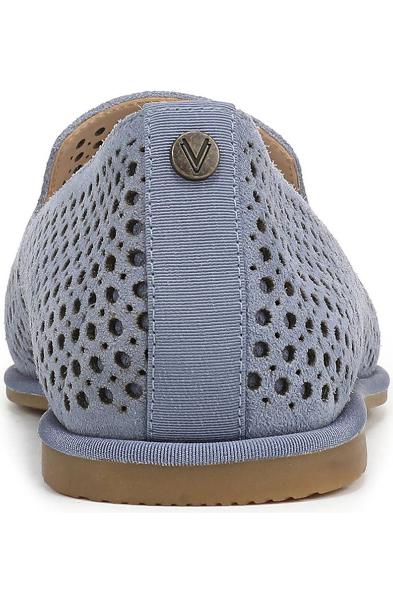 Vionic Willa 2.0 Perforated Flat, Alternate, color, Pacific Blue