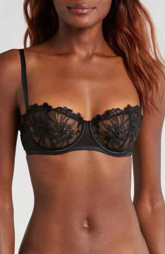 Amaryllis Embroidered Underwire Demi Bra
