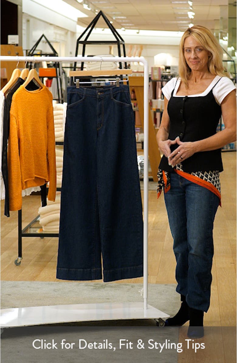 The Masha Shortie Cuffed High Waist Wide Leg Jeans, sales video thumbnail
