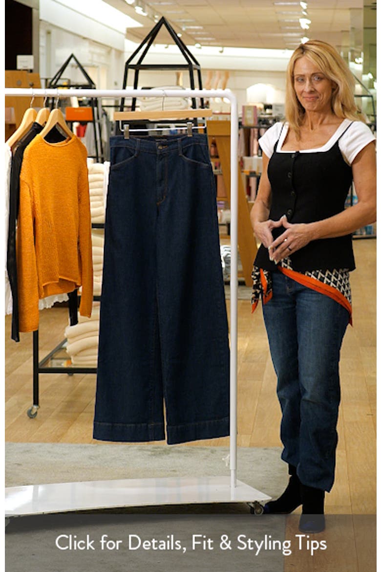 The Masha Shortie Cuffed High Waist Wide Leg Jeans video