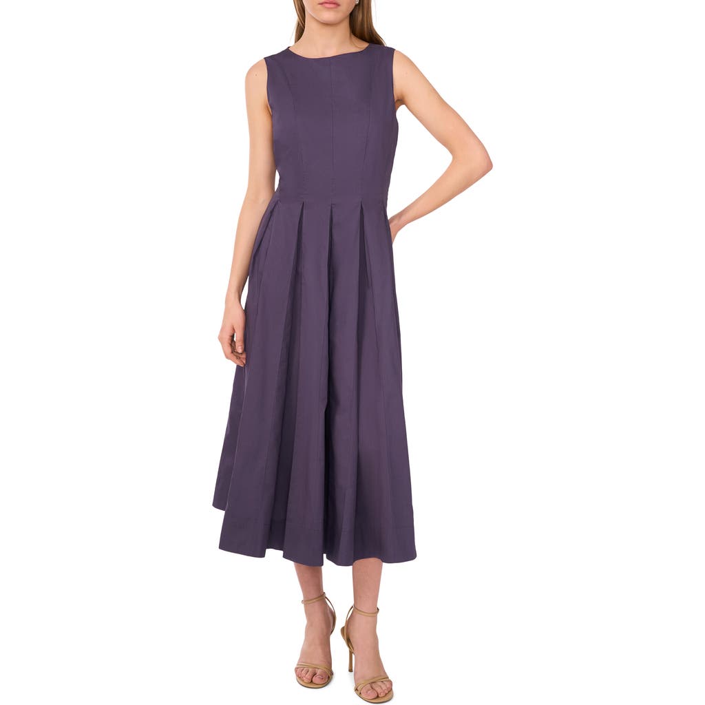 Halogenr Halogen(r) Pleated Poplin Midi Dress