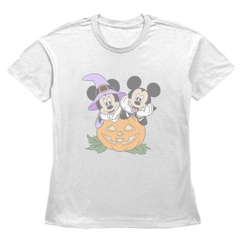 Womens Mickey & Friends Pumpkin Costumes Mice T Shirt