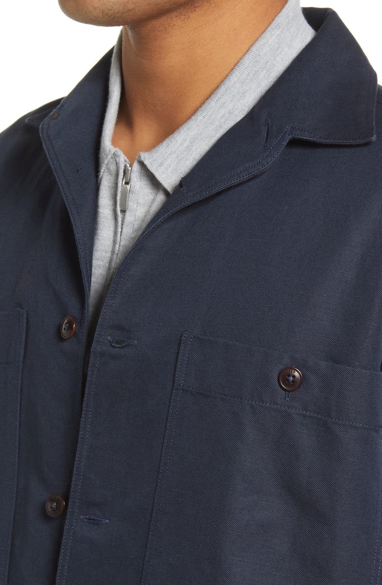 Ted Baker London Amoret Harrington Cotton & Linen Shacket, Alternate, color,