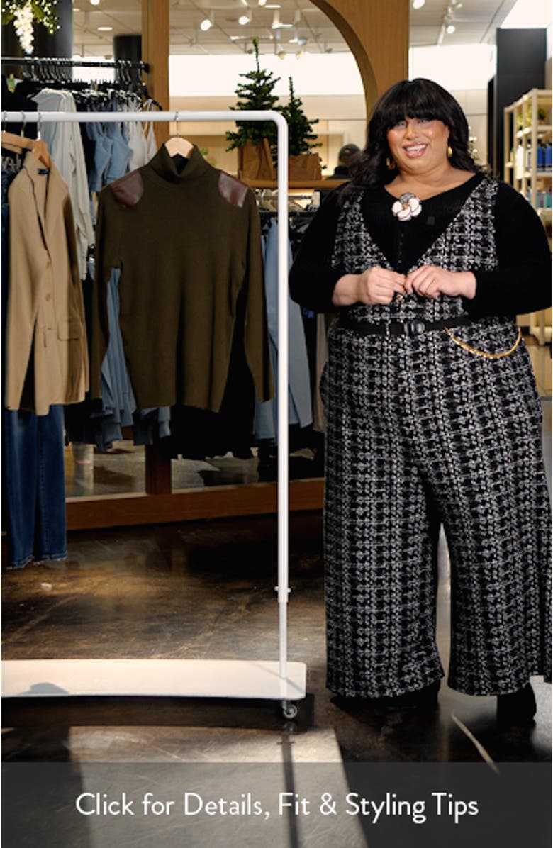 Turtleneck Rib Cotton Blend Sweater, sales video thumbnail