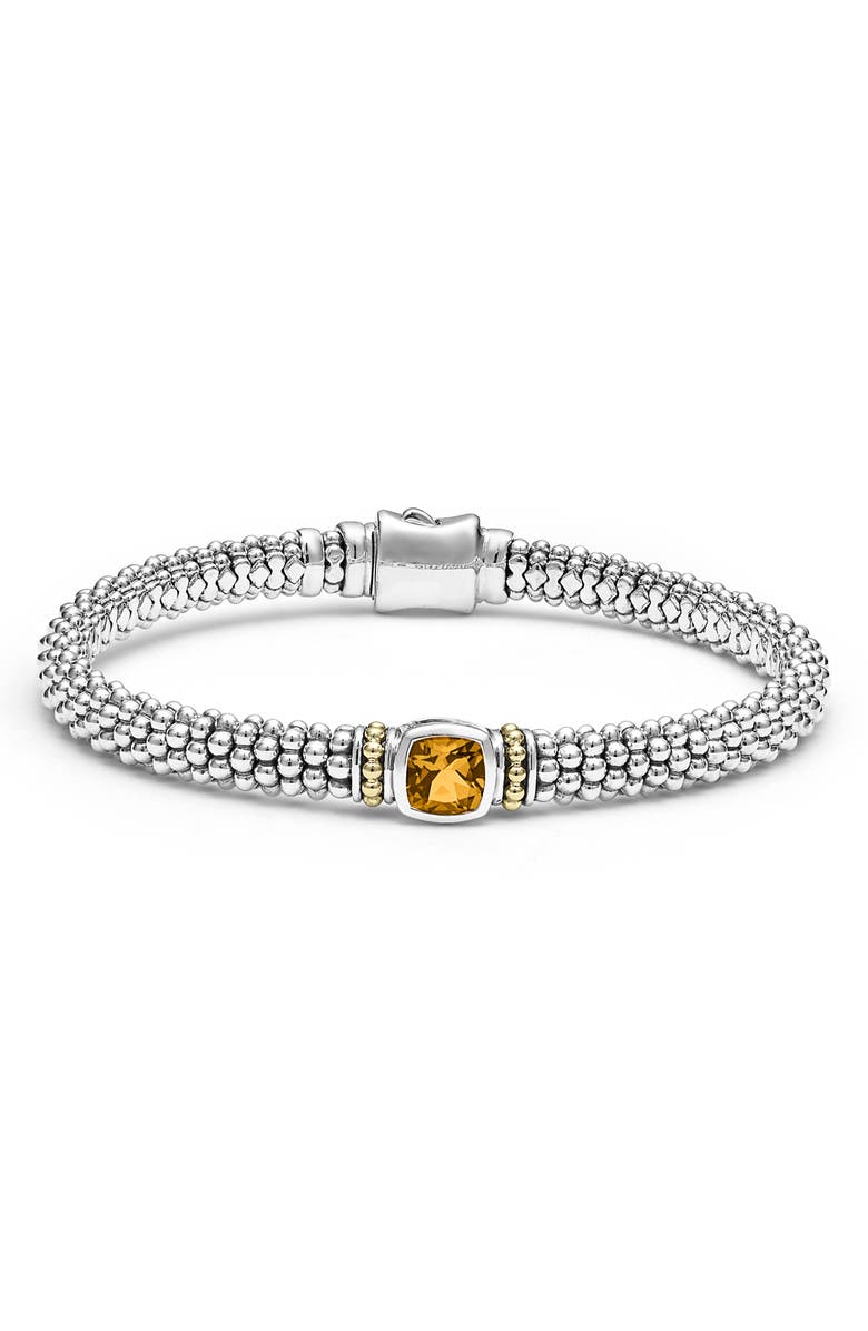 LAGOS Citrine Caviar Bracelet, Main, color, Citrine