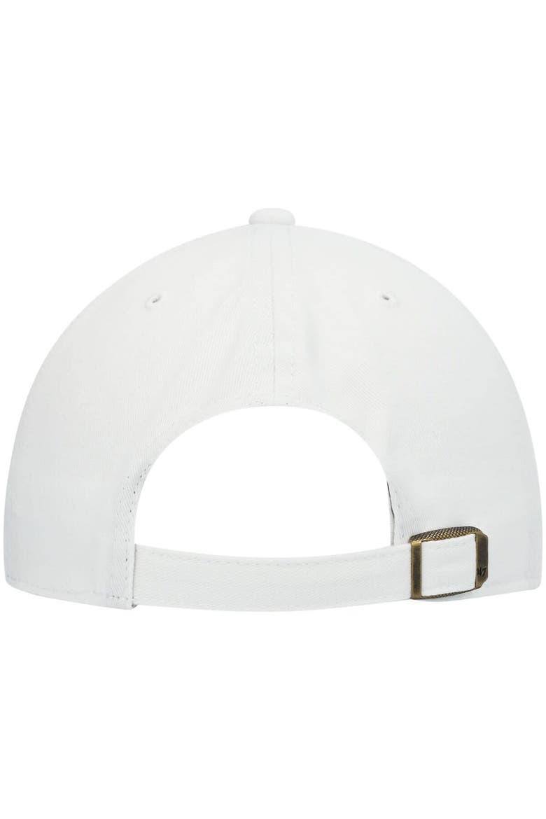 Women's '47 White North Carolina Tar Heels Miata Clean Up Logo Adjustable Hat, Alternate, color, White