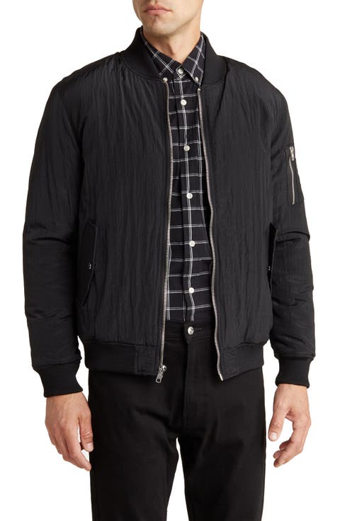Ripstop Nylon Bomber Jacket