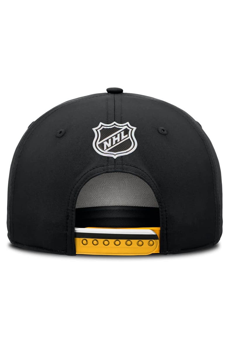 FANATICS Men's Fanatics Black Pittsburgh Penguins 2025 NHL Draft Authentic Pro On-Stage Podium A-Frame Adjustable Hat, Alternate, color, Black
