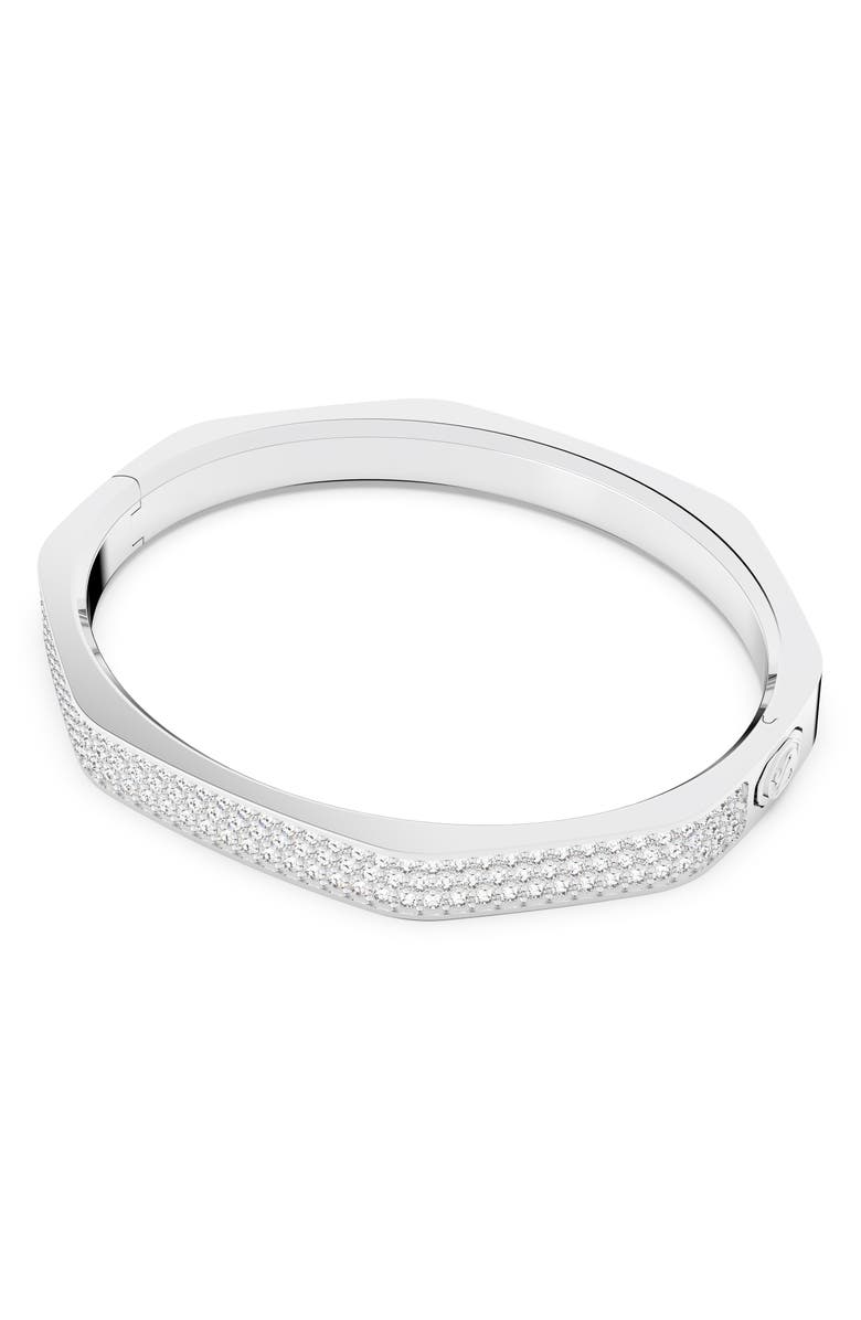Swarovski Dextera Crystal Pavé Octagonal Bangle, Alternate, color, 