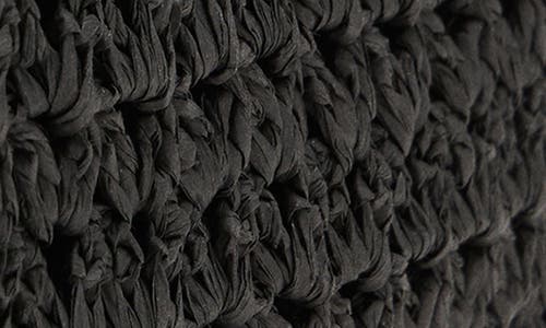 Mango Woven Straw In Black