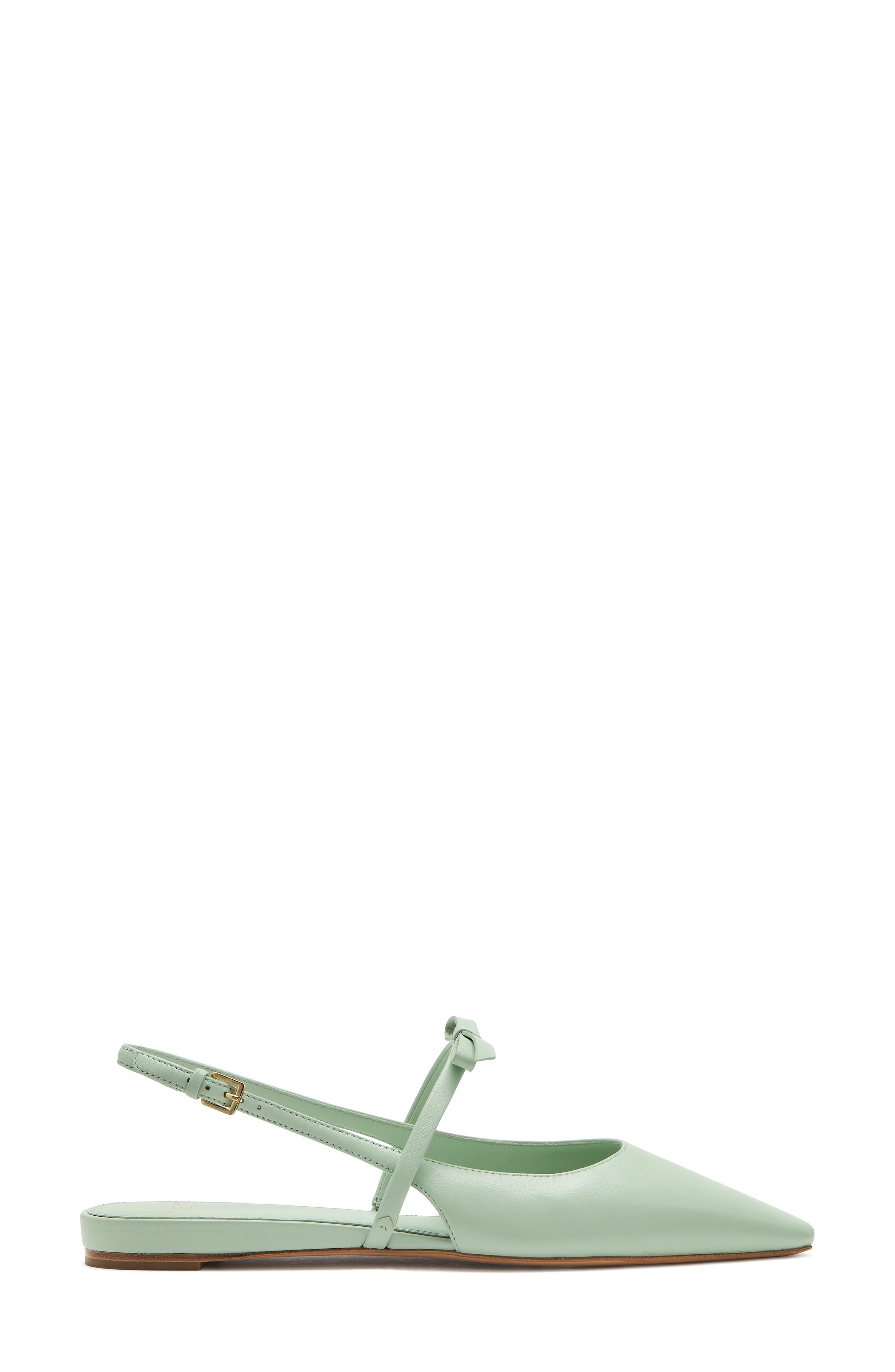 carolina slingback pointed toe mary jane flat, Alternate, color, PISTACHIO ICE