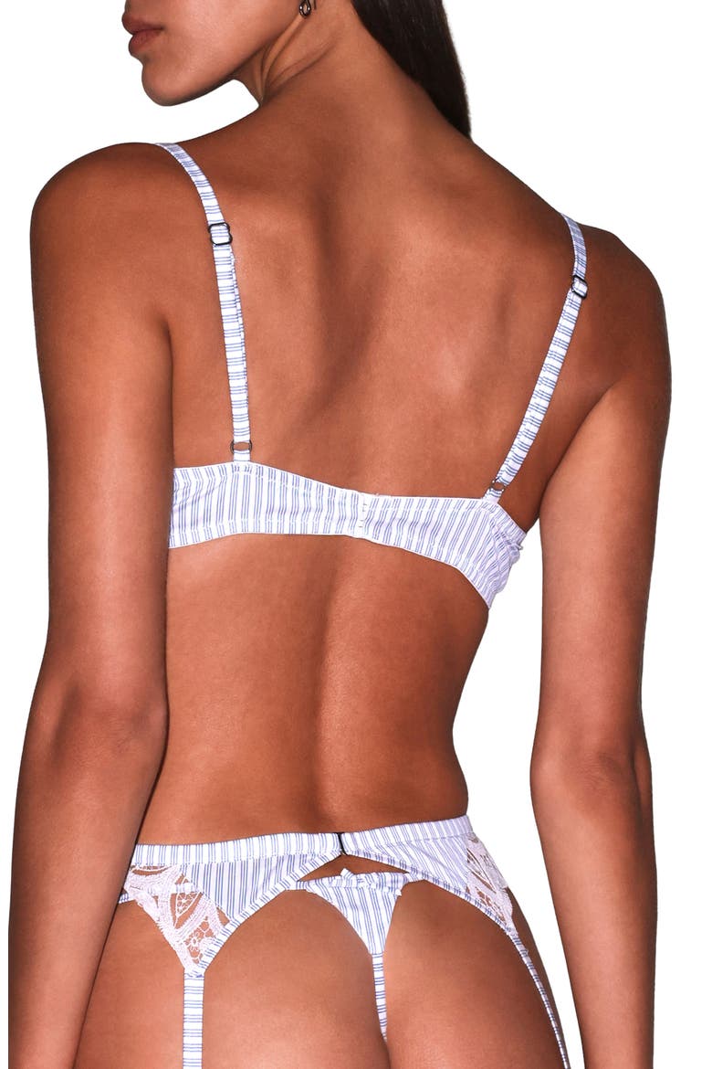 East Hampton Poplin Underwire Bra, Alternate, color, EAST HAMPTON STRIPE