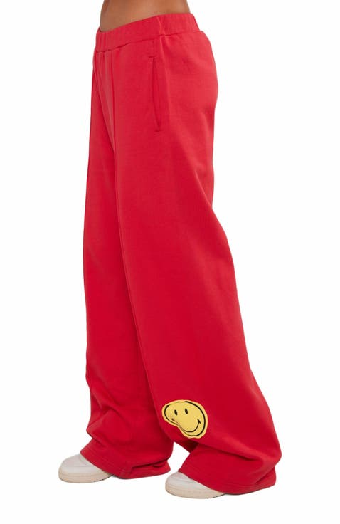 | Smiley Straight Leg Pants , Brown , Large , 4