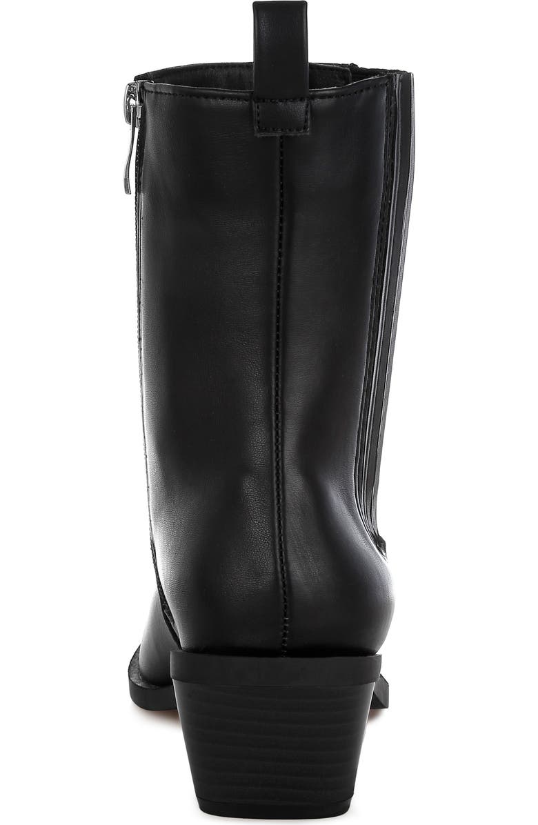 LONDON RAG Jeffers Western Bootie, Alternate, color, Black