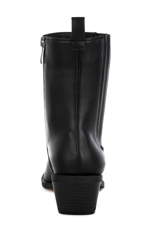 London Rag Jeffers Western Bootie In Black