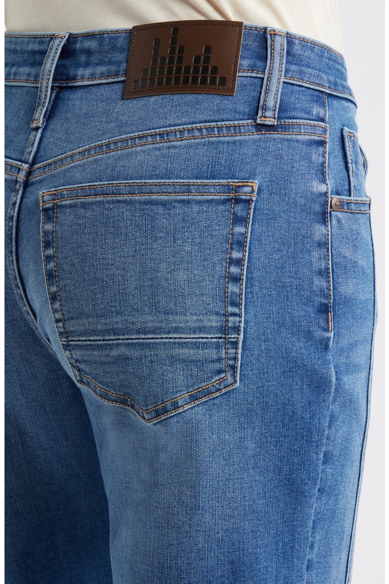 Release Hem Straight Leg Jeans, Alternate, color, MEDIUM INDIGO