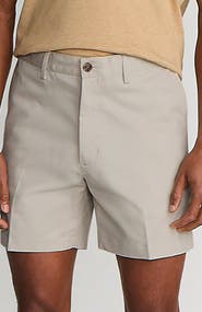 Lands' End Comfort Waist 6" No Iron Chino Shorts
