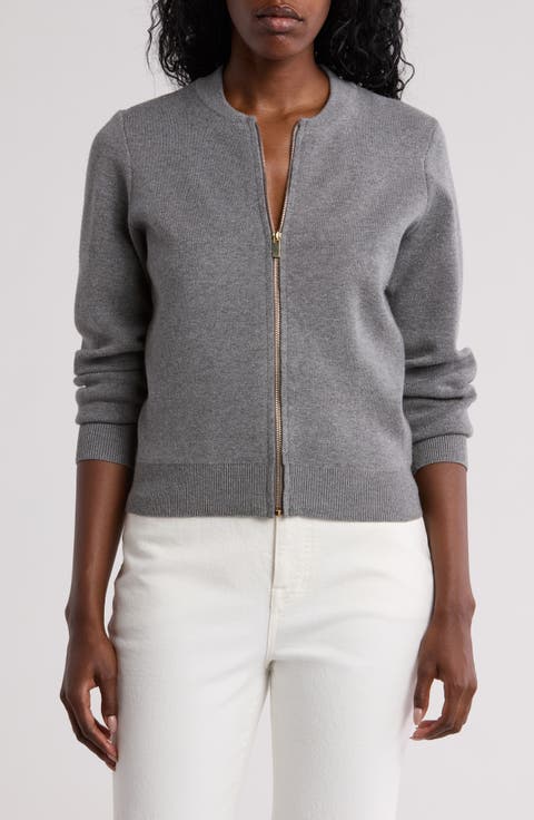 Jenny Double Knit Bomber Jacket