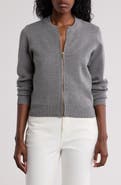 BY DESIGN Jenny Double Knit Bomber Jacket