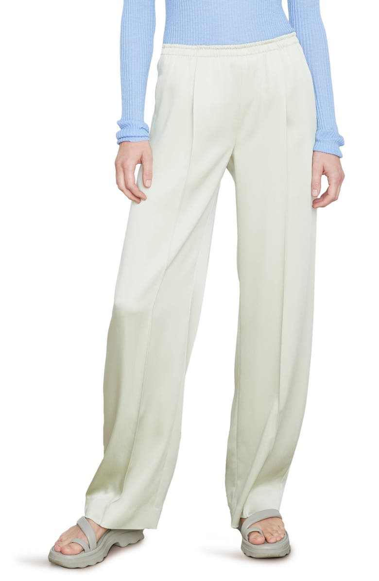 Vince Pull-On Satin Pants, Main, color, 