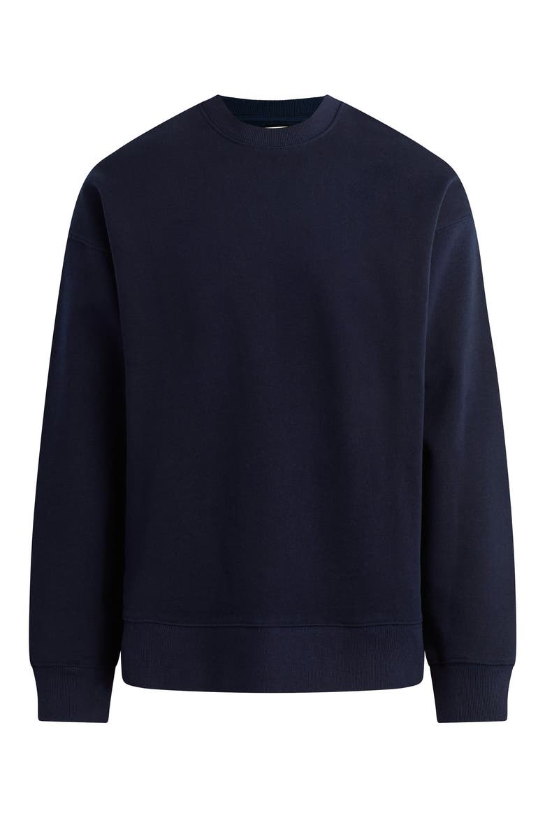 Denim Club Appliqué Sweatshirt, Alternate, color, BARITONE BLUE