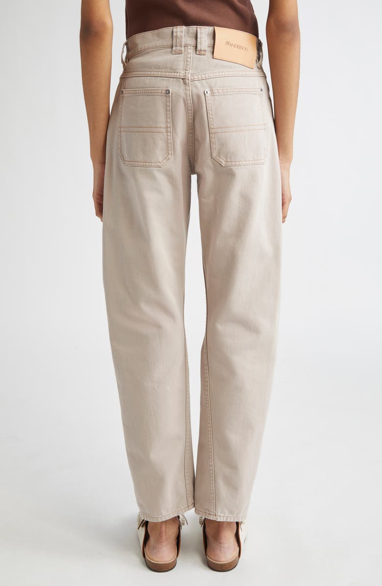 JW Anderson Twisted Slim Leg Jeans, Alternate, color, 
