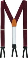 Trafalgar Sutton Solid Silk Suspenders