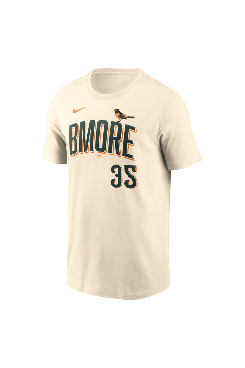 Men's Nike Adley Rutschman Cream Baltimore Orioles 2026 City Connect Name & Number T-Shirt, Alternate, color, Cream