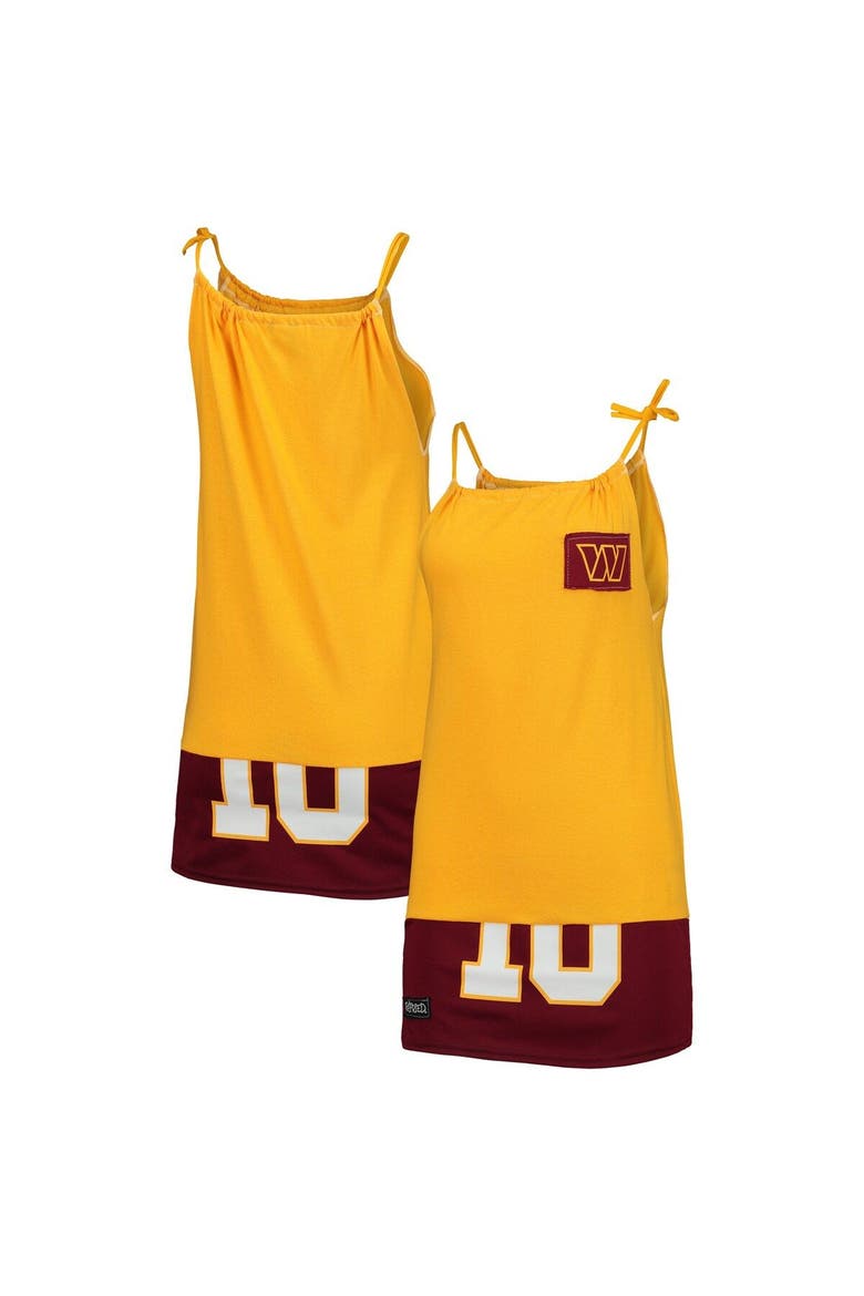 Women's Refried Apparel Gold Washington Commanders Sleeveless Tank Dress, Main, color, Gold
