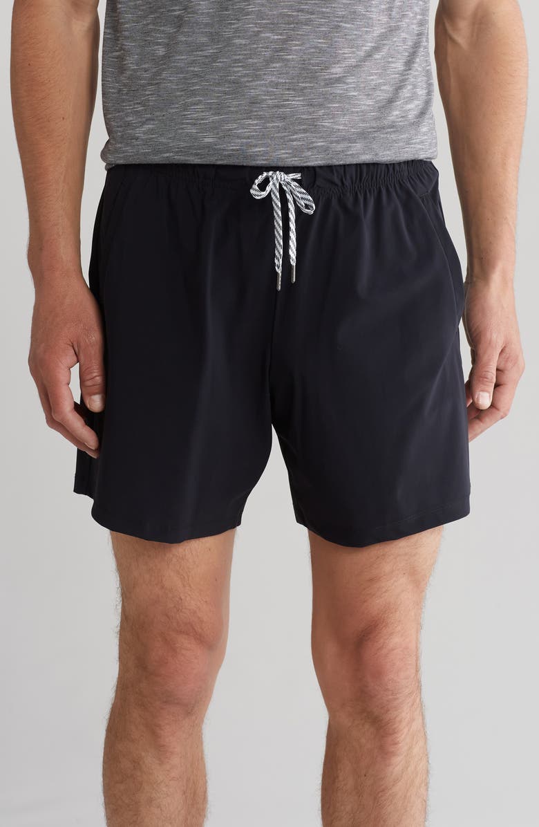 90 DEGREE BY REFLEX Warp Kick Off Shorts, Main, color, 