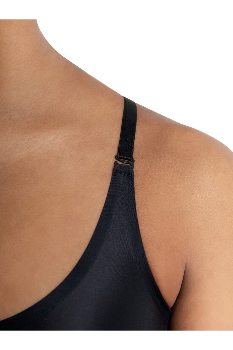 Deep Back Camisole Leotard, Alternate, color, black