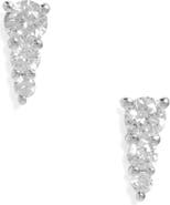 Meira T Graduated Diamond Stud Earrings